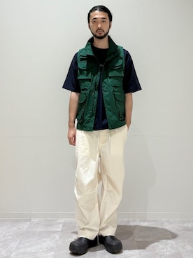 「SHIPS（シップス）のアイテム」を使った、室川さん（メンズ・178cm）の夏コーディネート