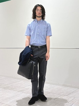 室川さん(メンズ・178cm)の夏コーディネート