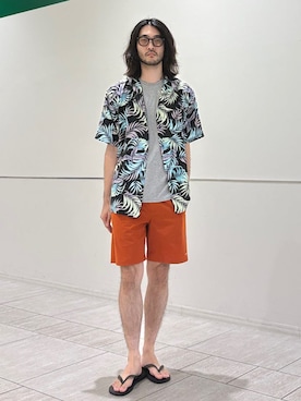 室川さん(メンズ・178cm)の夏コーディネート
