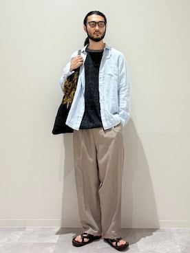 室川さんのコーディネート