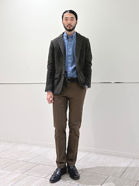 室川さん（メンズ・178cm）の秋コーディネート