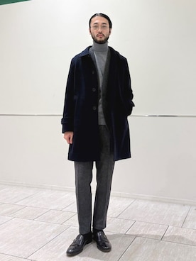 室川さん（メンズ・178cm）の冬コーディネート