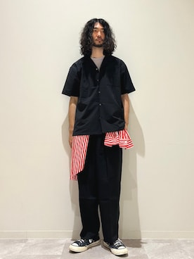 室川さん(メンズ・178cm)の夏コーディネート