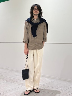室川さん(メンズ・178cm)の夏コーディネート