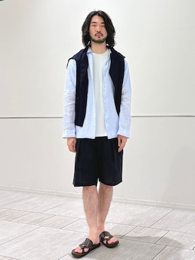 室川さん(メンズ・178cm)の夏コーディネート