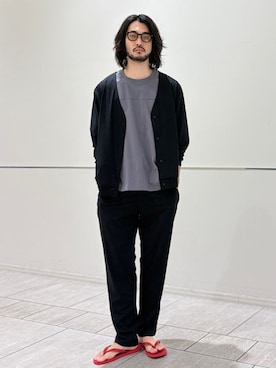 室川さん(メンズ・178cm)の夏コーディネート
