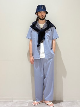 室川さん(メンズ・178cm)の夏コーディネート