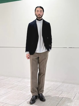 室川さんのコーディネート