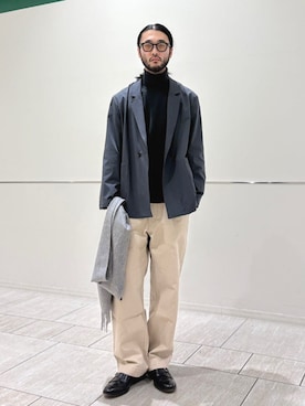 室川さんのコーディネート