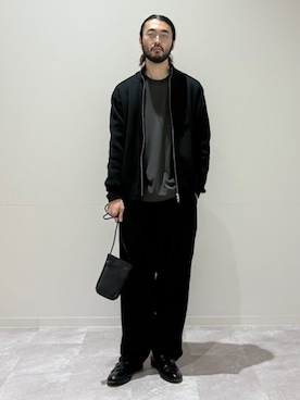 「アイテム（バックパック/リュック）」を使った、室川さん（メンズ・178cm）の秋コーディネート