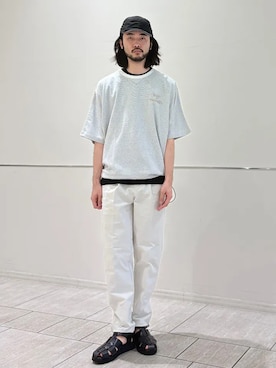 室川さん(メンズ・178cm)の夏コーディネート