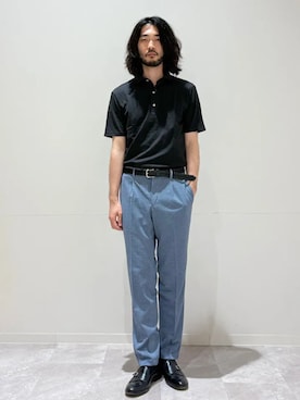 室川さん(メンズ・178cm)の夏コーディネート