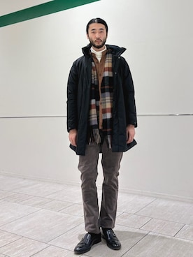 室川さん（メンズ・178cm）の冬コーディネート