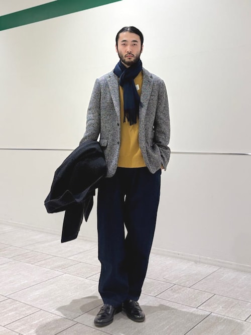 SHIPS Colors:ホロウ ウール ステンカラーコート（ステンカラーコート