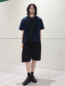 室川さん(メンズ・178cm)の夏コーディネート