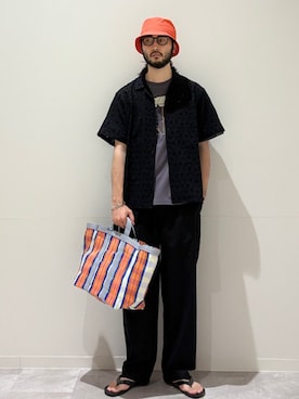 「アイテム（その他パンツ）」を使った、室川さん（メンズ・178cm）の春コーディネート