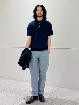 室川さん(メンズ・178cm)の夏コーディネート