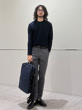 室川さん(メンズ・178cm)の秋コーディネート