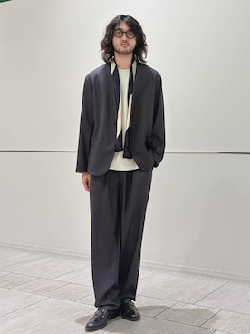 室川さん(メンズ・178cm)の秋コーディネート