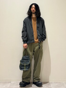 室川さん(メンズ・178cm)の秋コーディネート
