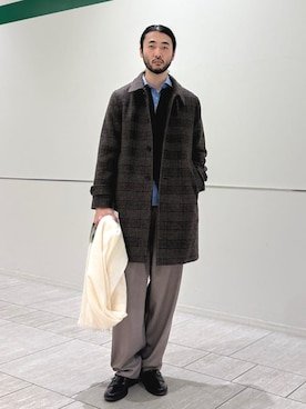 室川さん（メンズ・178cm）の冬コーディネート