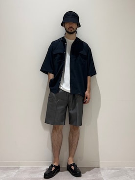 室川さん(メンズ・178cm)の夏コーディネート