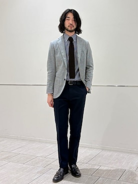 室川さん(メンズ・178cm)の春コーディネート