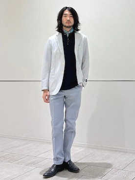 「接触冷感」｜室川さん（メンズ・178cm）の夏コーディネート