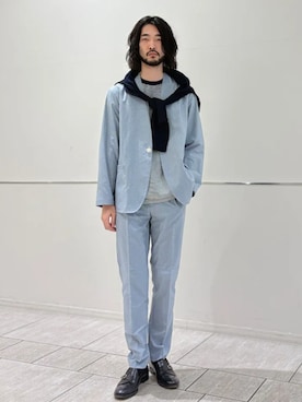 室川さん（メンズ・178cm）の春コーディネート