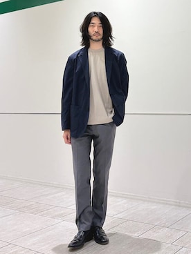 室川さん(メンズ・178cm)の夏コーディネート