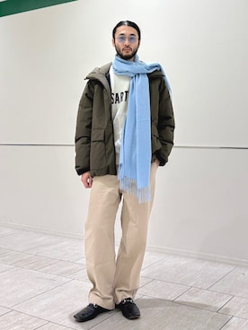 室川さん(メンズ・178cm)の冬コーディネート