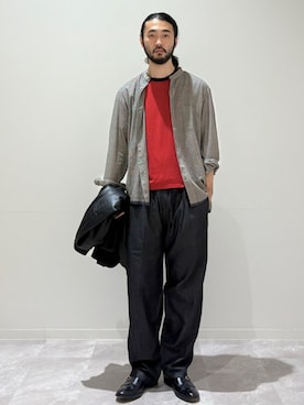 室川さん(メンズ・178cm)の秋コーディネート