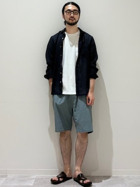室川さん(メンズ・178cm)の夏コーディネート
