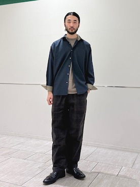 室川さん（メンズ・178cm）の冬コーディネート