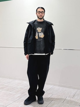 室川さんのコーディネート