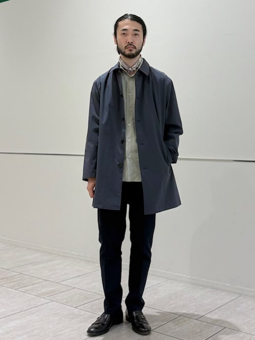 SHIPS Colors:〈撥水・防風〉ステンカラー コート◇（ステンカラー