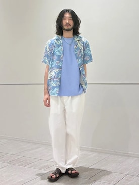 室川さん(メンズ・178cm)の夏コーディネート