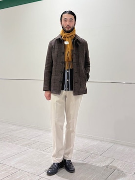 室川さん(メンズ・178cm)の冬コーディネート