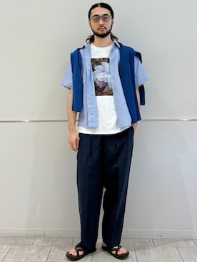 室川さんのコーディネート