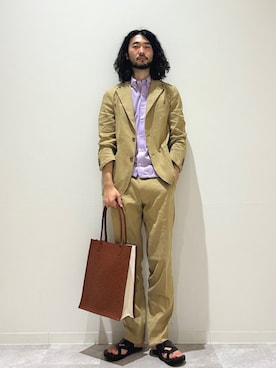 室川さん(メンズ・178cm)の夏コーディネート