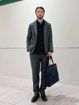 室川さん(メンズ・178cm)の冬コーディネート