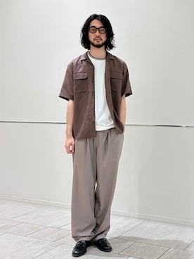 室川さんのコーディネート