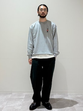 「SHIPS（シップス）のアイテム」を使った、室川さん（メンズ・178cm）の秋コーディネート