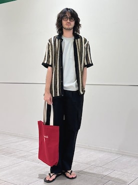 室川さん(メンズ・178cm)の夏コーディネート