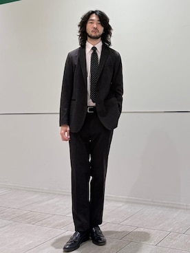 「SHIPS Colors（シップス カラーズ）のアイテム（シャツ/ブラウス）」を使った、室川さん（メンズ・178cm）の秋コーディネート