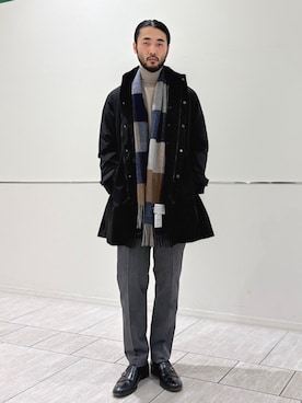 「アイテム（その他アウター）」を使った、室川さん（メンズ・178cm）の秋コーディネート