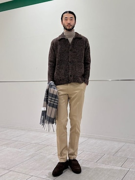 室川さん(メンズ・178cm)の冬コーディネート