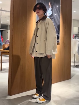 「guepard（ギュパール）のアイテム」を使った、うちだりょうさん（メンズ・178cm）の冬コーディネート