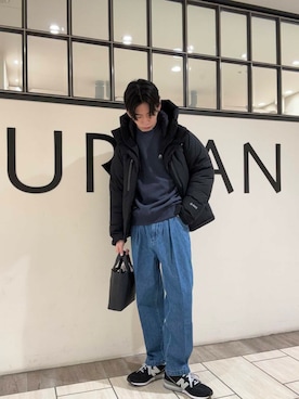 うちだりょうさん（メンズ・178cm）の冬コーディネート