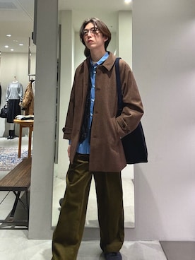 うちだりょうさん（骨格ナチュラル・メンズ・178cm）の秋コーディネート